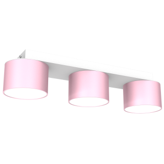 Lampa sufitowa DIXIE Pink/White  3xGX53 MLP7555