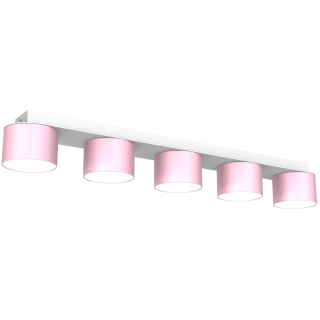 Lampa sufitowa DIXIE Pink/White  5xGX53 MLP7557