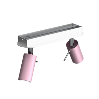 Lampa sufitowa PRESTON PINK/WHITE 2x mini GU10 MLP7627