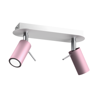 Lampa sufitowa PRESTON PINK/WHITE 2x mini GU10 MLP7627