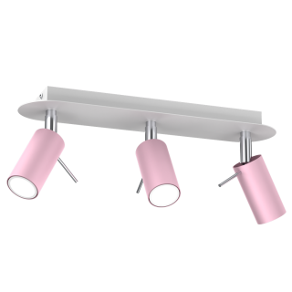 Lampa sufitowa PRESTON PINK/WHITE 3x mini GU10 MLP7628