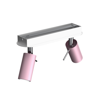 Lampa sufitowa PRESTON PINK/WHITE 2x mini GU10 MLP7627