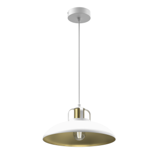 Lampa wisząca FELIX WHITE/GOLD 1xE27 MLP7704