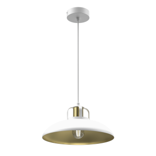 Lampa wisząca FELIX WHITE/GOLD 1xE27 MLP7704