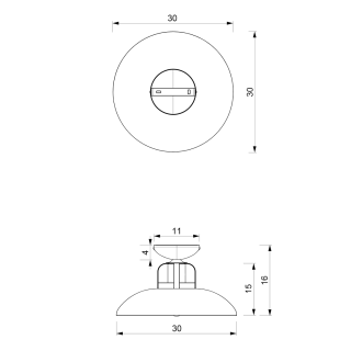 Lampa sufitowa FELIX WHITE/GOLD 1xE27 MLP7703