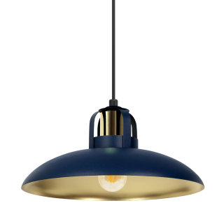 Lampa wisząca FELIX NAVY BLUE/GOLD 1xE27 MLP7714