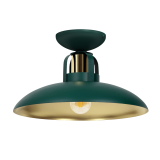 Lampa sufitowa FELIX GREEN/GOLD 1xE27 MLP7708