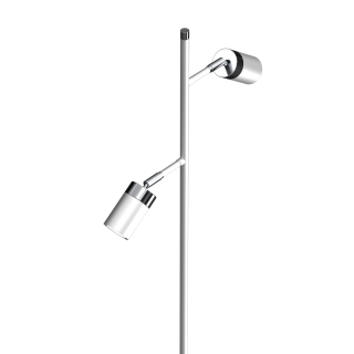 Lampa podłogowa JOKER WHITE/CHROME 2xGU10 MLP7752