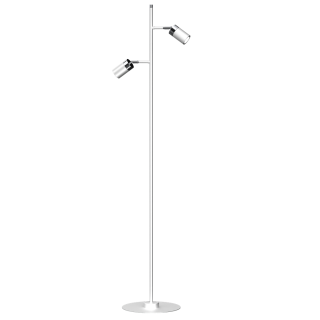 Lampa podłogowa JOKER WHITE/CHROME 2xGU10 MLP7752