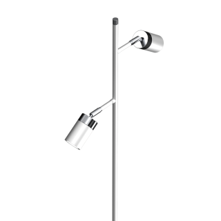 Lampa podłogowa JOKER WHITE/CHROME 2xGU10 MLP7752