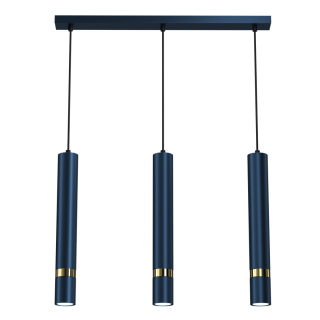 Lampa wisząca JOKER NAVY BLUE/GOLD 3xGU10 MLP7726