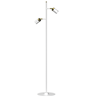 Lampa podłogowa JOKER WHITE/GOLD 2xGU10 MLP7537