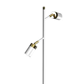 Lampa podłogowa JOKER WHITE/GOLD 2xGU10 MLP7537