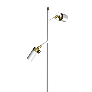 Lampa podłogowa JOKER WHITE/GOLD 2xGU10 MLP7537