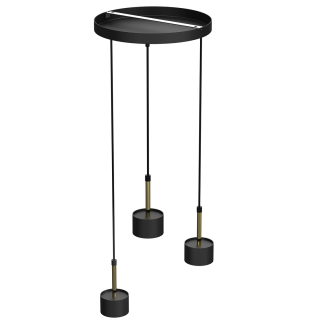 Lampa wisząca ARENA BLACK/GOLD 3xGX53 MLP7762