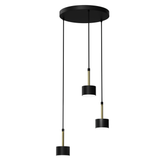 Lampa wisząca ARENA BLACK/GOLD 3xGX53 MLP7762