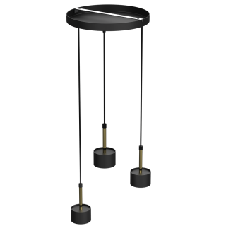 Lampa wisząca ARENA BLACK/GOLD 3xGX53 MLP7762