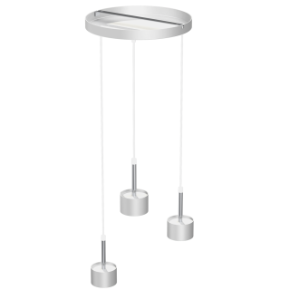 Lampa wisząca ARENA WHITE/SILVER 3xGX53 MLP7780