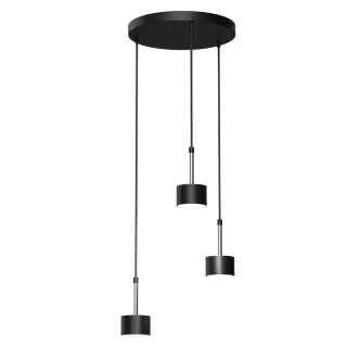 Lampa wisząca ARENA BLACK/SILVER 3xGX53 MLP7786