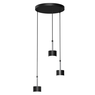 Lampa wisząca ARENA BLACK/SILVER 3xGX53 MLP7786