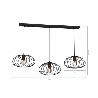 Lampa wisząca MERIDIANO 3xE27 MLP7960