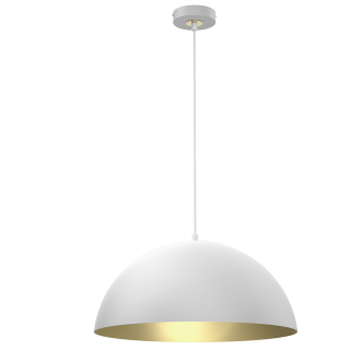 Lampa wisząca BETA WHITE/GOLD 1xE27 45cm MLP7974