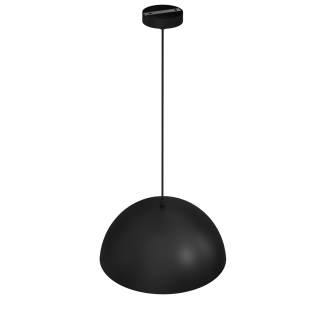 Lampa wisząca BETA BLACK/GOLD 1xE27 35cm MLP7896