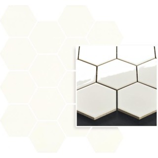 Paradyż UNIWERSALNA MOZAIKA PRASOWANA BIANCO PARADYZ HEXAGON 22X25,5 G1