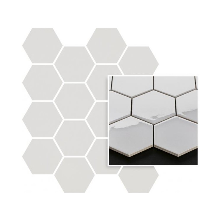 Paradyż UNIWERSALNA MOZAIKA PRASOWANA GRYS PARADYZ HEXAGON 22X25,5 G1