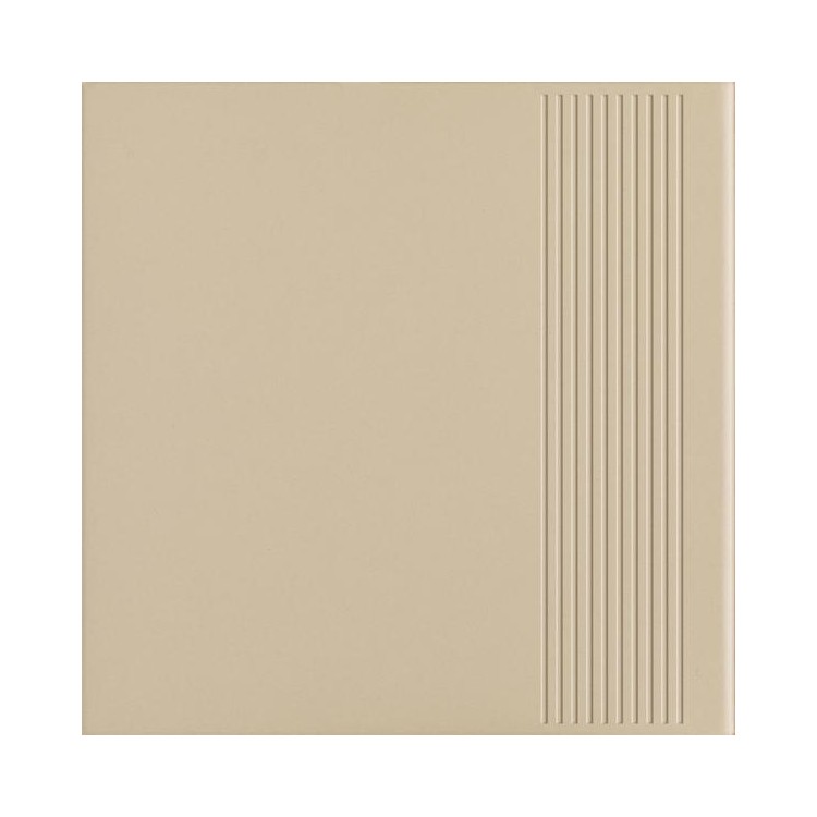 Paradyż BAZO BEIGE STOPNICA PROSTA GRES MONOKOLOR MAT. 30X30 G1