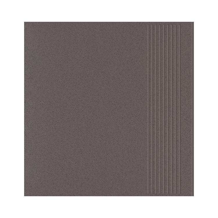 Paradyż SALTI GREY STOPNICA PROSTA GRES IMPREGNOWANY SOL-PIEPRZ MAT 6,5 MM 30X30 G1