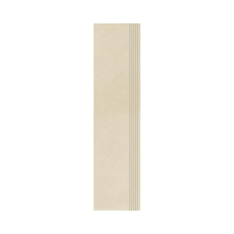 Paradyż INTERO BEIGE STOPNICA PROSTA NACINANA MAT. 29,8X119,8 G1