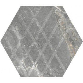 Paradyż MARVELSTONE LIGHT GREY HEKSAGON GRES SZKL. MAT. 19,8X17,1 G1