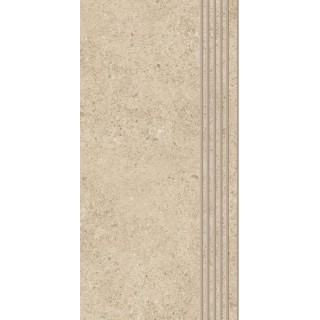 Paradyż AUTHORITY BEIGE STOPNICA PROSTA NACINANA MAT. 29,8X59,8 G1