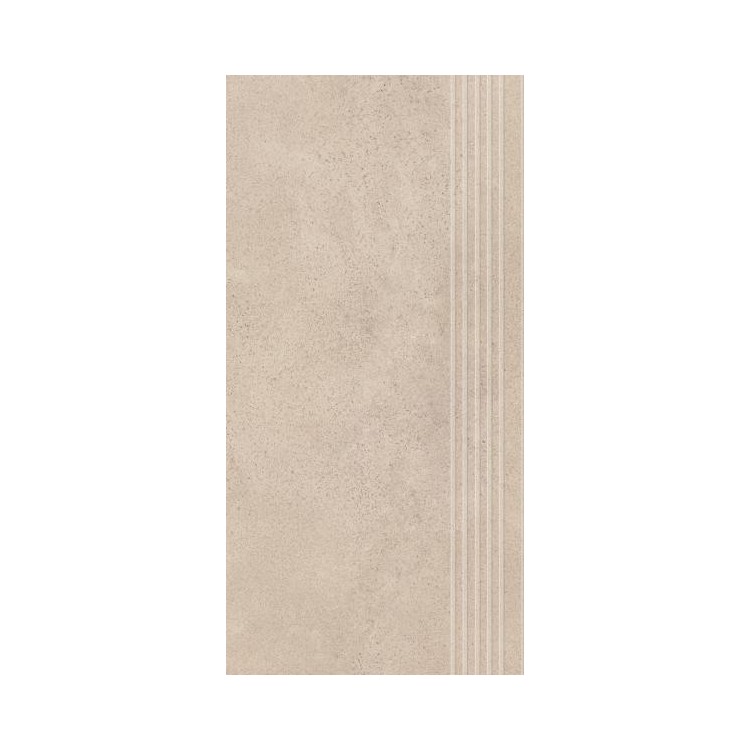 Paradyż SILKDUST LIGHT BEIGE STOPNICA PROSTA NACINANA MAT. 29,8x59,8 G1