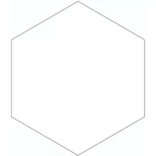 Egen Płytka ścienno-podłogowa Solid White 21,5x25 cm Matt...