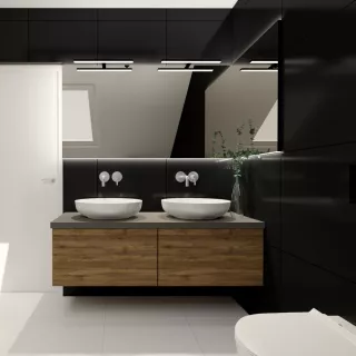 Ego Płytka ścienno-podłogowa Toronto Black 60x60 cm Matt (1.44)