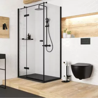 Deante Peonia Miska Wc z deską podwieszana Czarna