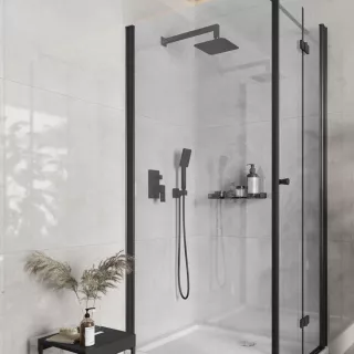 Deante Anemon Zestaw prysznicowy podtynkowy Czarny