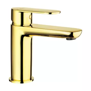 Deante Alpinia Bateria umywalkowa Złota BGA_Z20M