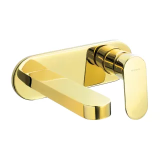 Deante Alpinia Bateria umywalkowa Złota BGA_Z54L