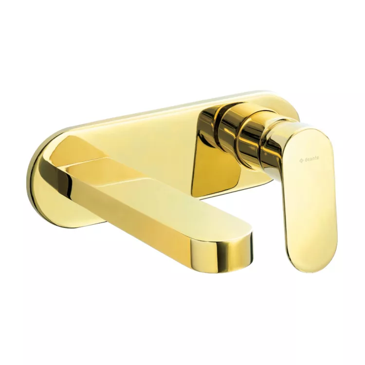 Deante Alpinia Bateria umywalkowa Złota BGA_Z54L