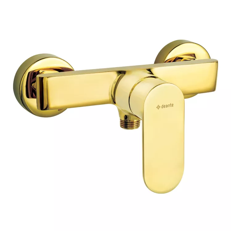 Deante Alpinia Bateria prysznicowa ścienna Złota BGA Z40M