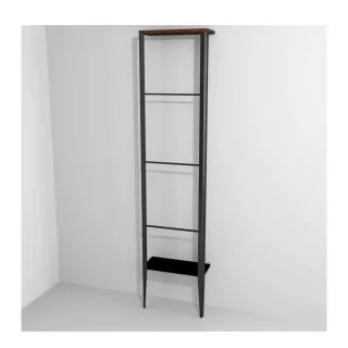 Devo Lotos Drabinka stojąca, metalowa 45X192X20 cm Bronze...