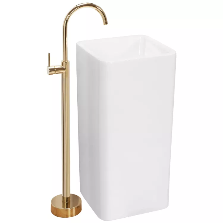 Rea Holly Umywalka wolnostojąca Biała