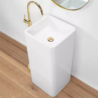 Rea Holly Umywalka wolnostojąca Biała