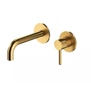 Omnires Y Bateria umywalkowa podtynkowa Y Złota Y1215HGLB