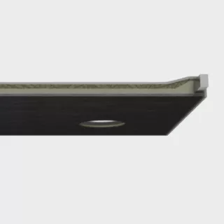 Schedpol Brodzik kompozytowy Stabilsound Plus® Kalait Black Stone 90x110x3,5 cm, prostokątny 3.3116/C/ST-M2