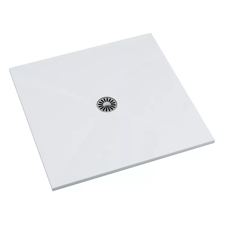 Schedpol Brodzik kompozytowy Stabilsound Plus® De Luxe 100x100x3,5 cm, kwadratowy 3.042