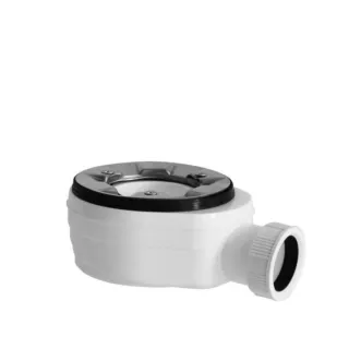 Schedpol Brodzik kompozytowy Stabilsound Plus® Omega Black Stone 100x100x5 cm R55, półokrągły 3.0460/C/ST